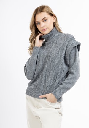 DreiMaster, Pullover - dunkelgrau melange