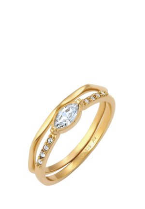 SPARKLING STACK - MIT KRISTALLEN VON SWAROVSKI® - Ringe - gold-coloured