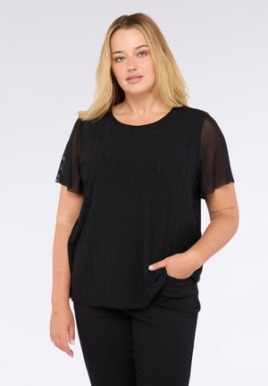 IN CON PUNTI LUCE - Blouse - nero