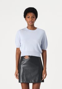 pure cashmere PUFF SHORTSLEEVE - Džemperis - baby blue