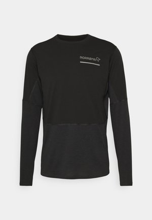 Norrøna SENJA EQUALISER LIGHTWEIGHT LONG SLEEVE - Top dugih rukava - caviar