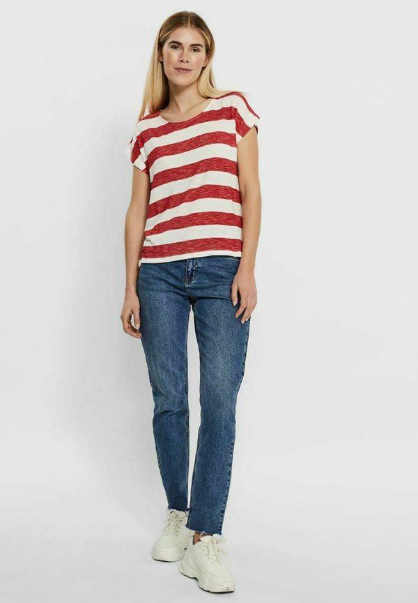 VMWIDE STRIPE  - Print T-shirt - goji berry2