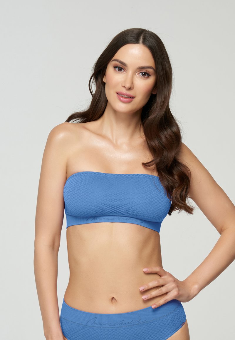 Marc & André - SEAMLESS TOUCH - Bikini top - blue bl, Enlarge