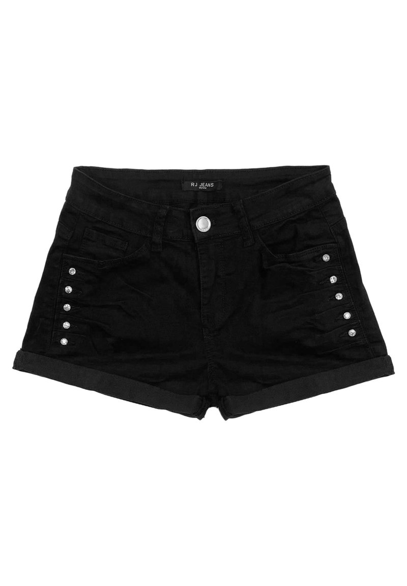 MiSS RJ MIT GLITZER STRASS STEINEN Jeans Shorts schwarz Zalando.de