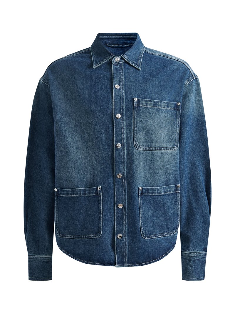 House of Sunny Overhemdblouse blauw House of Sunny Overhemdblouse blauw