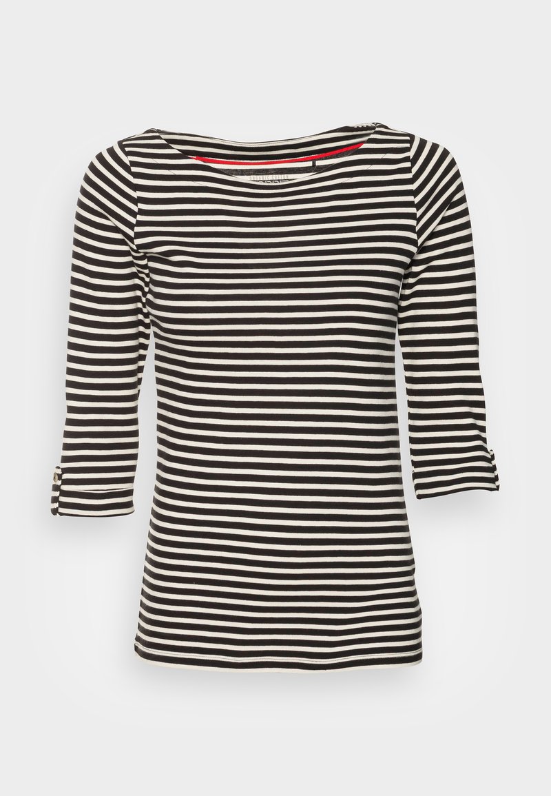 Damen T-Shirts | Esprit STRIPES TURNUP Langarmshirt black/schwarz - KH21516 Damen T-Shirts | Esprit STRIPES TURNUP Langarmshirt black/schwarz - KH21516