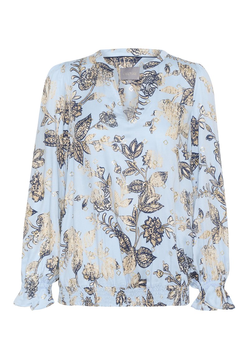 culture Blouse lichtblauw