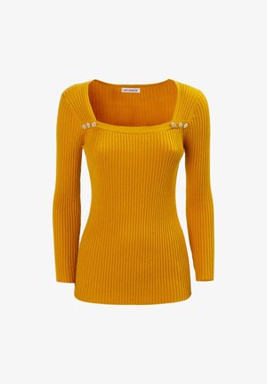 INFLUENCER Striktrøje - amber