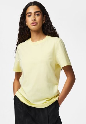 PCRIA SOLID TEE - T-shirt basique - french vanilla
