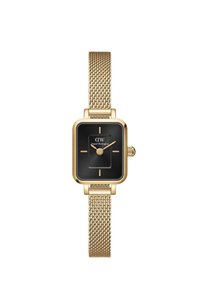 Daniel Wellington QUADRO MINI ONYX - Montre - gold-coloured