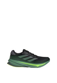 adidas Performance SUPERNOVA RISE - Hardloopschoenen voor op de weg - core black   preloved green   lucid lemon