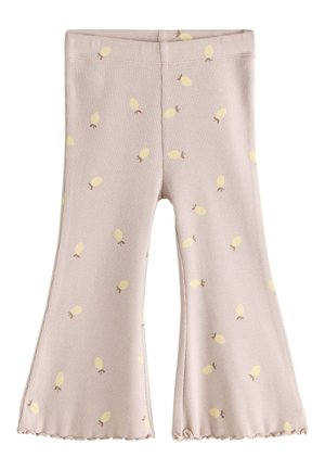 Next, Trousers - neutral lemon print
