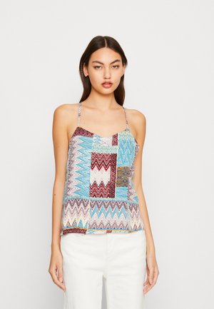 ONLY ONLALMA LIFE CYRUS SINGLET  - Μπλούζα - molten lava