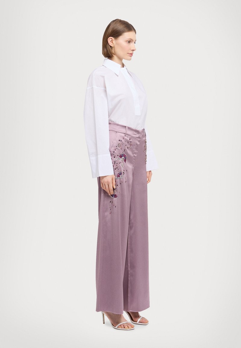MAX&Co. RONDA - Pantalon classique - malve