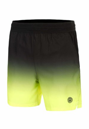 BIDI BADU, SHORTS NIGHT FLASH SHORTS M - Korte broeken - gradiant safety yellow black