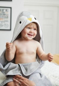 JoJo Maman Bébé HOODED FOX STANDARD - Telo da bagno - penguin