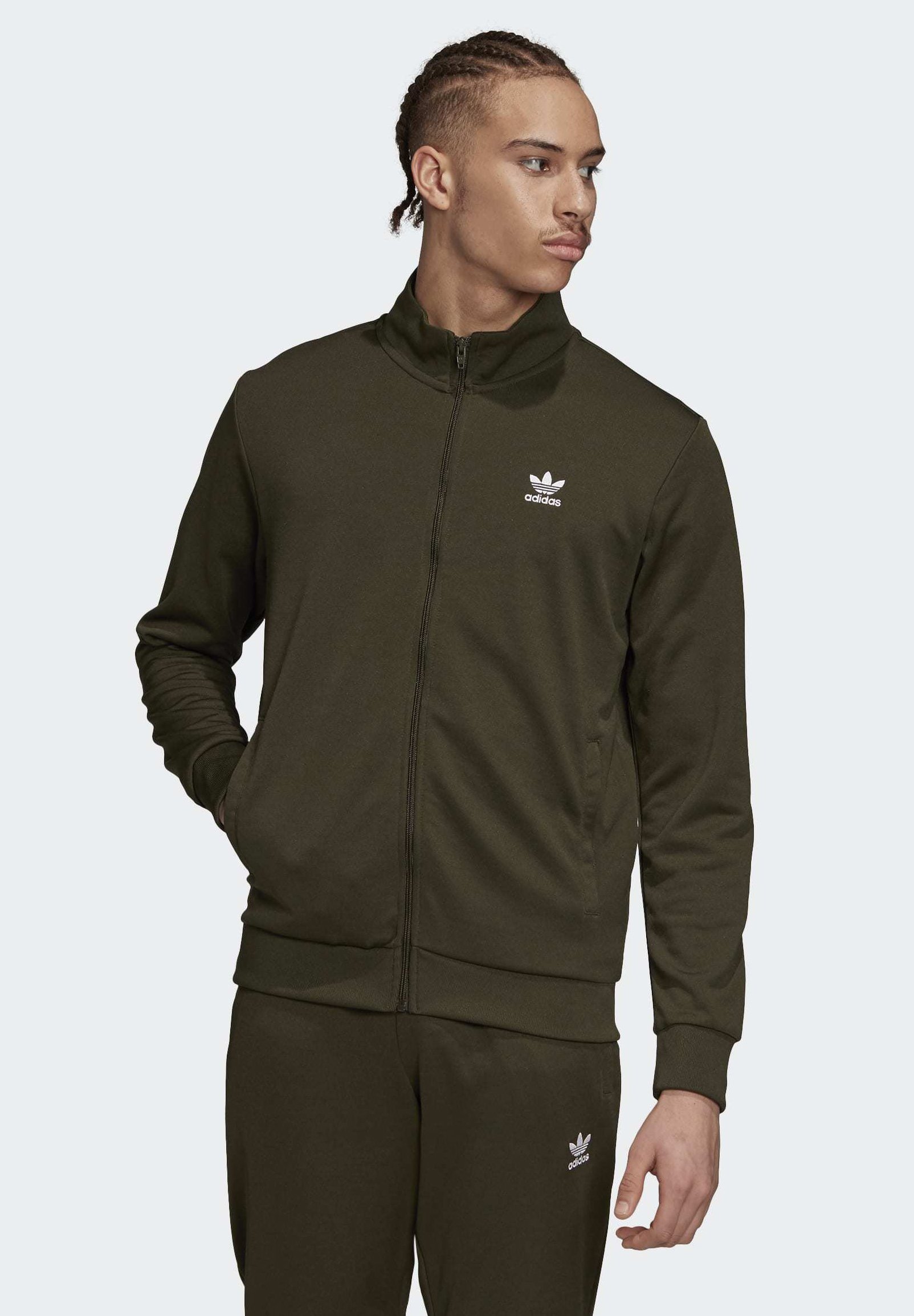 trefoil essentials track jacket