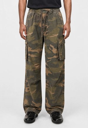 Hollister Co., BAGGY POCKET PANT - Kapsáče - khaki
