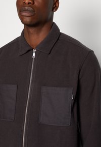 Only & Sons ONSTIM FULL ZIP  - Fleecejacka - obsidian