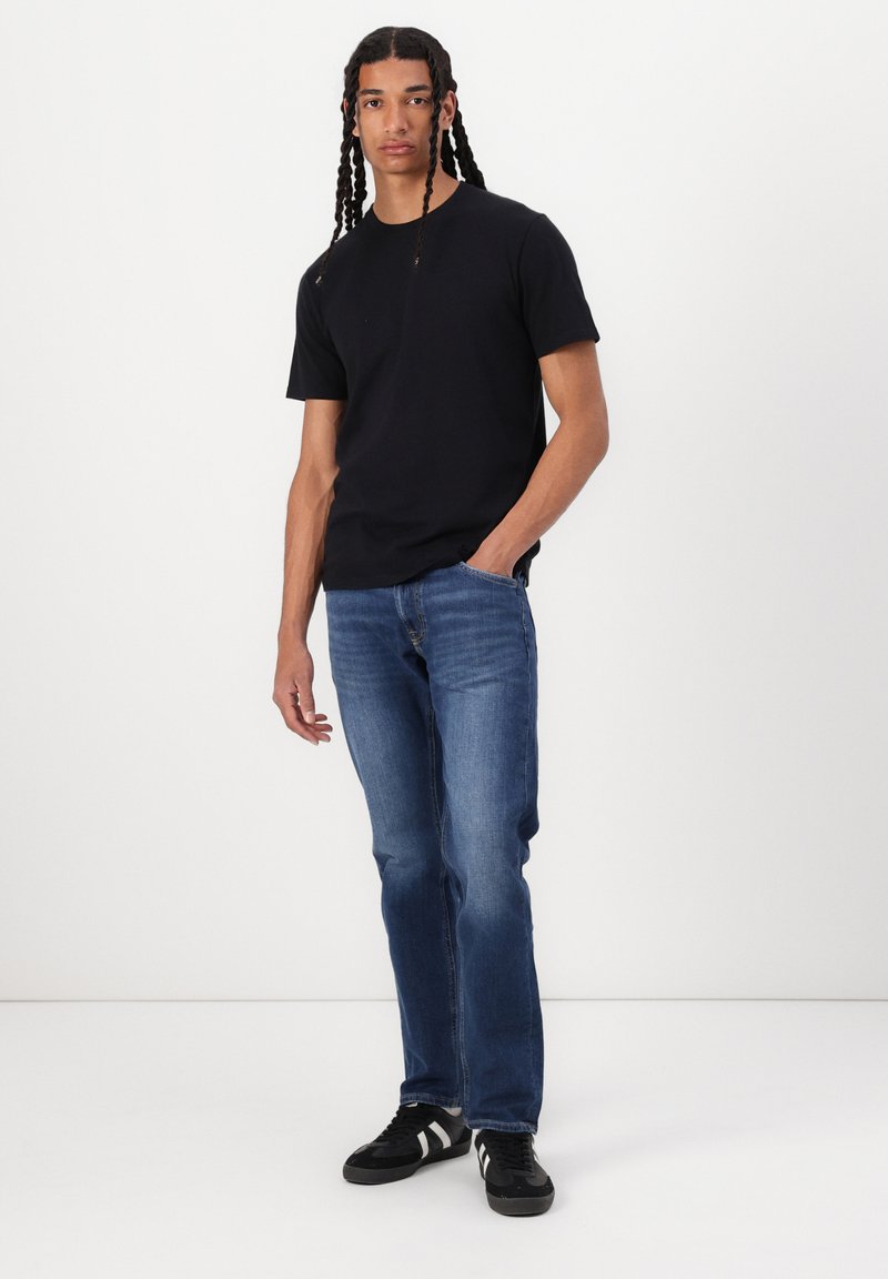 Lee Straight leg jeans donkerblauw denim