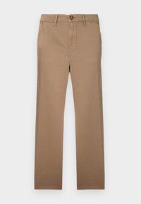 SLH LOOSE DONALD PANT - Nohavice chinos - greige
