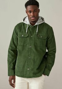 Next HOODED - REGULAR FIT - Lengva striukė - green