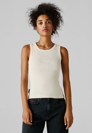 W CLASSIC LOGO TANK - Topp - sand