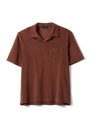 PIOMBO, POLO T-SHIRT. - Poloshirt - brown
