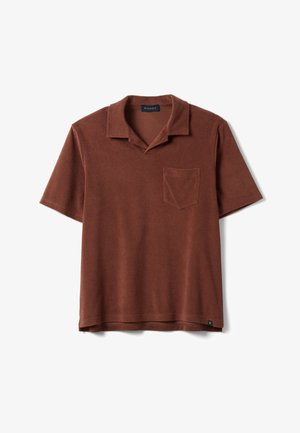 PIOMBO, POLO T-SHIRT. - Polo - brown