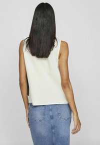 VILA OHNE ÄRMEL SCHLEIFEN - Blusa - birch