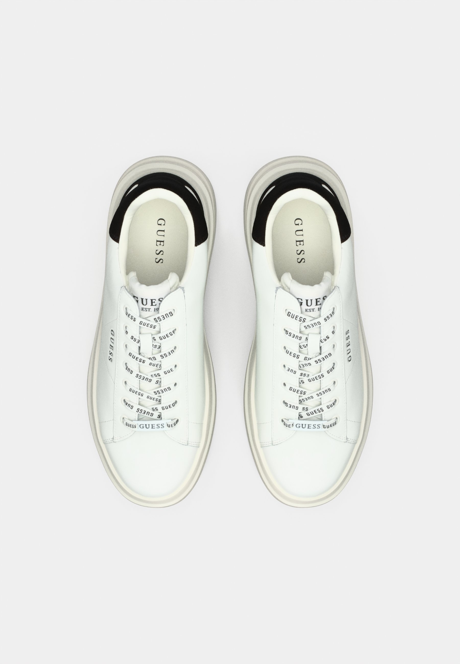 GUESS Barko Scarpe Da Ginnastica Uomo - Grigio/Bianco/Multi, Numero 40 EU - Sneaker Casual Con Memory Foam