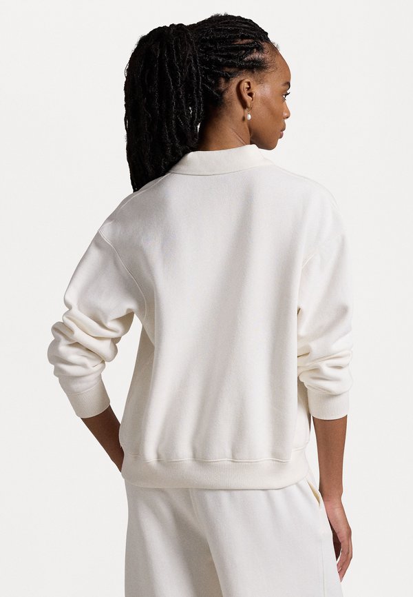 POLO COLLAR FLEECE PULLOVER - Sweatshirt - nevis4