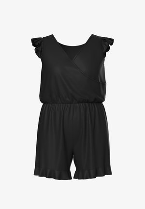 Ulla Popken FLÜGELÄRMEL - Uimapuku - black