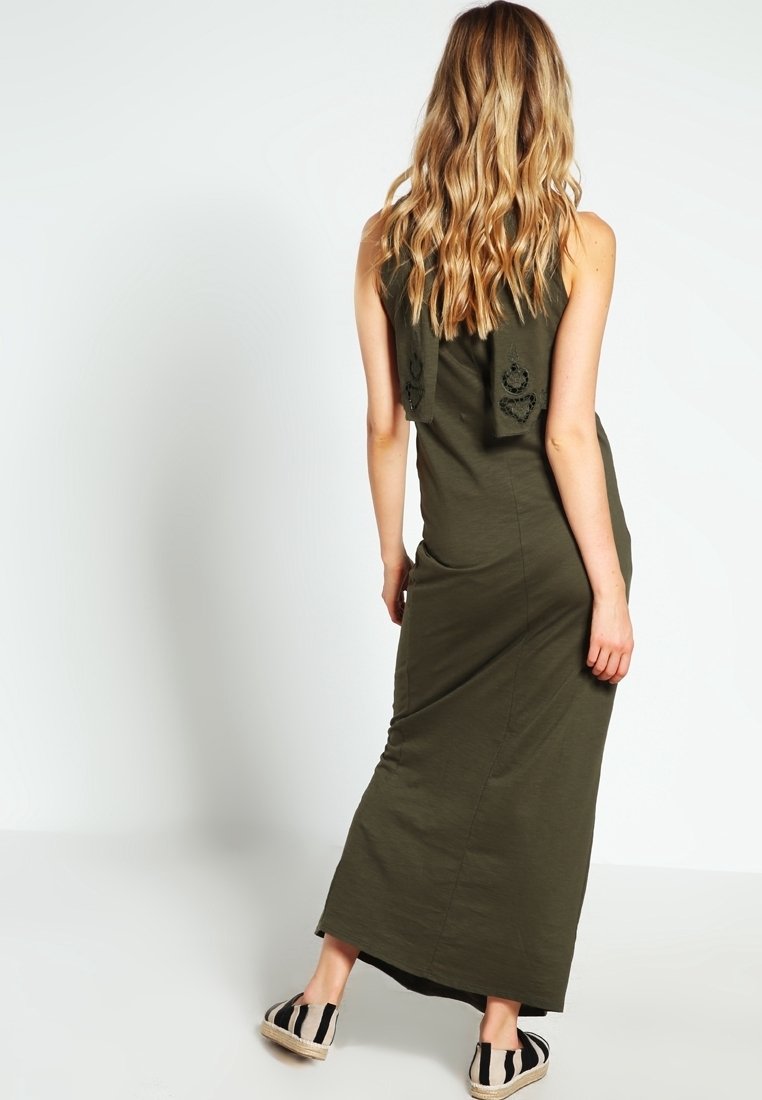 Topshop Maternity Maxi dress - khaki - (Pre-owned) - Zalando.ie Topshop Maternity Maxi dress - khaki - (Pre-owned) - Zalando.ie