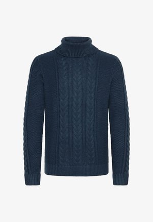 Blend BHBASIM ROLLNECK - Vesta - dress blues