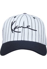 Karl Kani - UNISEX-233-003-1 SIGNATURE ZICZAC PINSTRIPE - Kšiltovka - offwhite black Miniatura obrázku 1