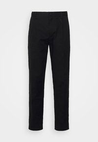 MODERN TAPERED PLEAT - Pantaloni - ck black