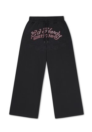 Ed Hardy, MENS SHADOW EAGLE GRAPHIC RELAXED JOGGERS - Jogginghose - black