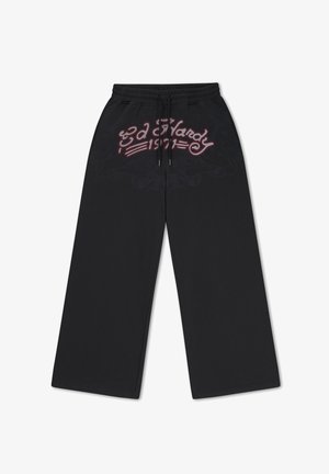 Ed Hardy, MENS SHADOW EAGLE GRAPHIC RELAXED JOGGERS - Trainingsbroek - black