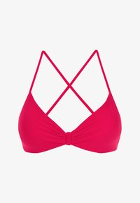 Niewybrane, czerwona góra od bikini push up frotka