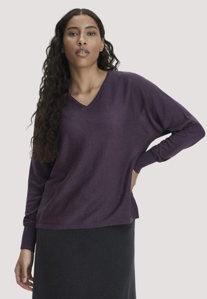 hessnatur, HESSNATUR - Strickpullover - dunkle traube