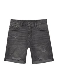 RIPPED BERMUDA  - Denimové šortky - mottled black