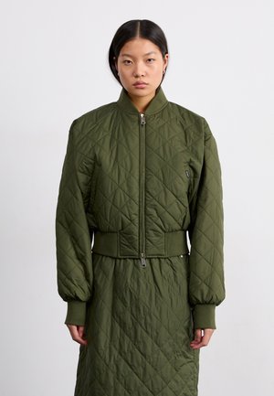SELMA LINER - Bomber tipa jaka - office green