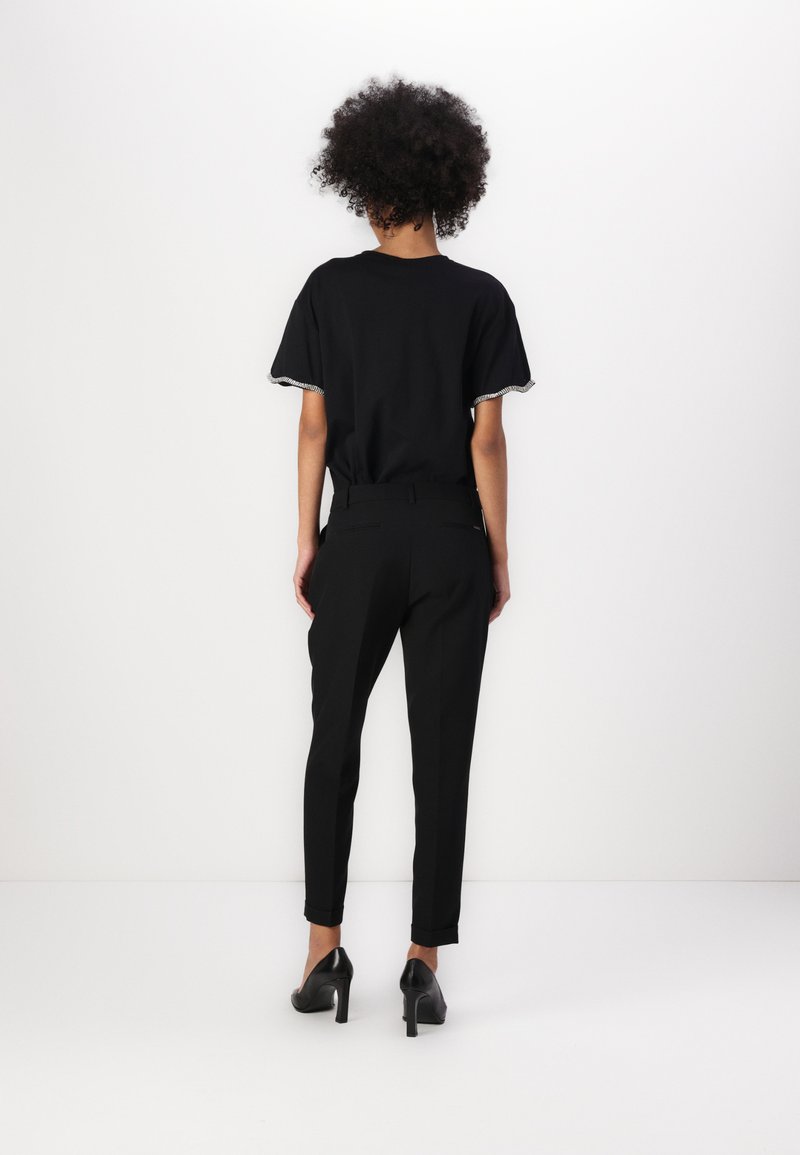 Pantalon EP New York Imprimé Géométrique - Femme - Taille L - Noir - Neuf