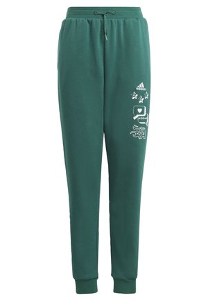 BRAND LOVE - Træningsbukser - collegiate green   white