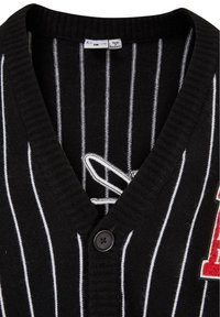 Karl Kani RETRO PATCH KNITTED  - Cardigan - black