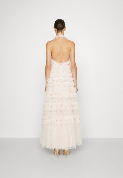 Needle & Thread LISETTE RUFFLE HALTER NECK GOWN - Vestido de fiesta - peony pink