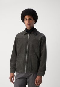 Lindbergh ZIP THROUGH OVERSHIRT - Lichte jas - dark green