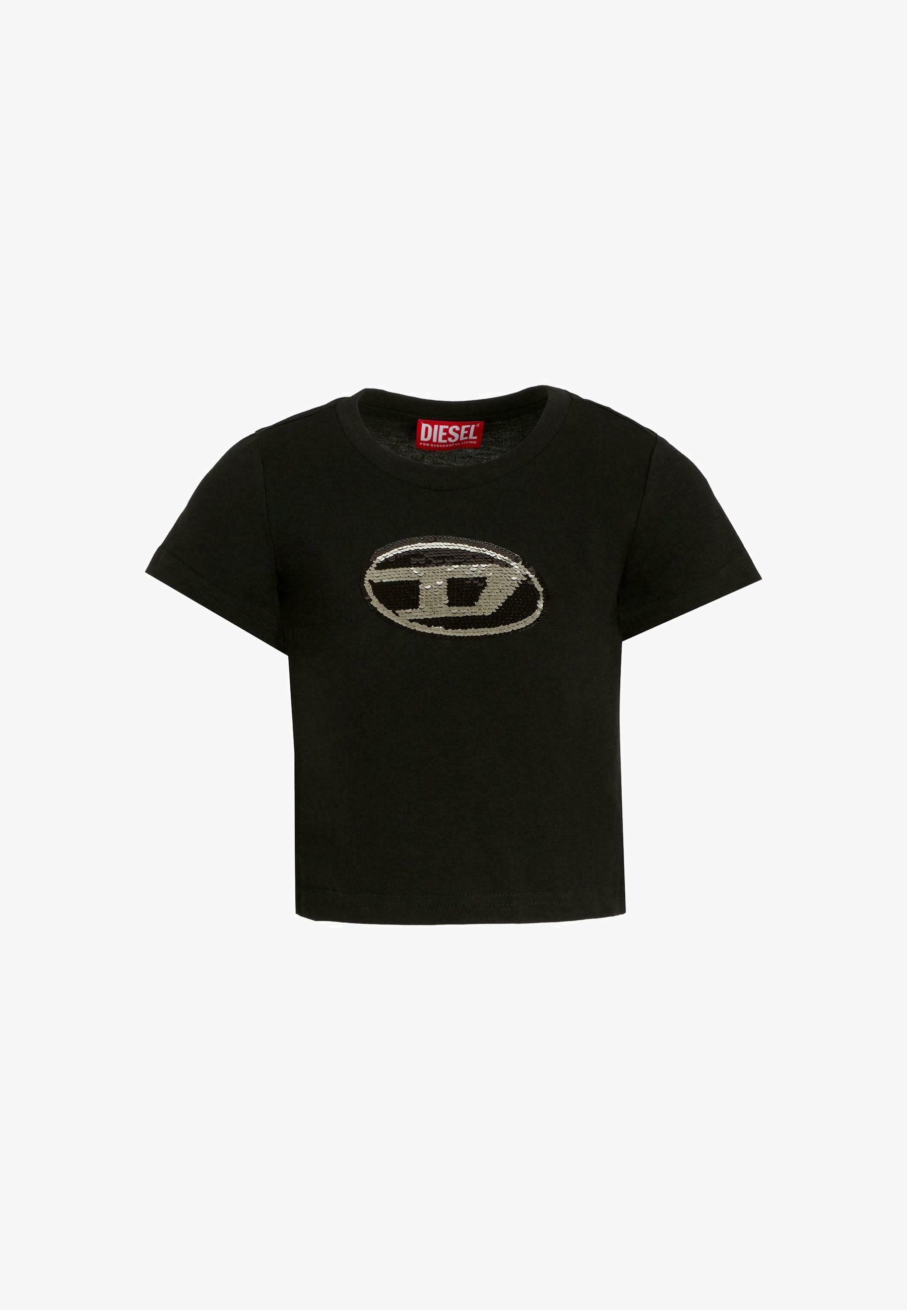 Diesel A MANICA CORTA T-shirt con stampa black/nero - Main Image
