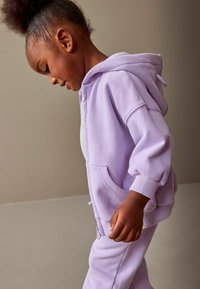 Next Mikina so zipsom - lilac purple